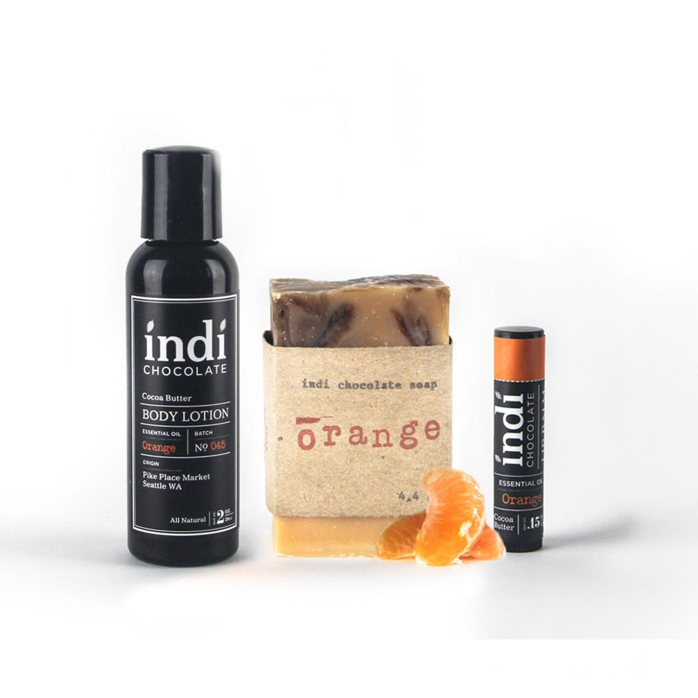 Enjoy body care with great ingredients from indi chocolate. Made with the same cocoa butter we use to make our chocolate. Designed for a delightful experience on the skin.